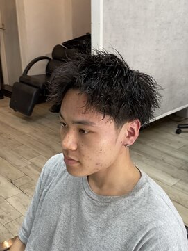 アイヴィー 池袋(IVY) スパイキーショートにバチバチツイスパ[メンズ/池袋]