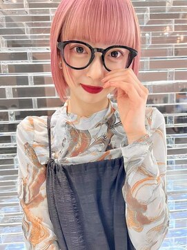 ジェム(GEM) ピンクカラー/ホワイトブロンド/くすみベージュ/ミニボブ★40