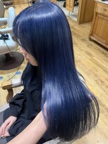 美容室ジャスミン&nbsp;ネイビーブルー(ブリーチ)【hotaru】