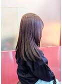 ツヤ感ナチュラルストレートミディ