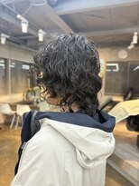 トオ(TOH) レイヤーパーマハードパーマくるくるパーマショートウルフパーマ