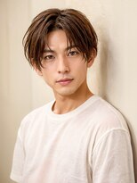 ユニル(Unille)&nbsp;泉駅/メンズ/MEN’S/ニュアンスパーマ/センターパート/学割U24