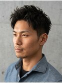 アップバングショート