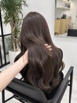 ディジョン(Dijon)&nbsp;韓国顔まわりレイヤーカットグレージュオリーブベージュブラウン