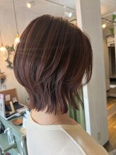 スパリゾート オハナ(SPA RESORT OHANA) レイヤーボブ×艶ブラウン