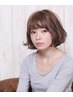 【外国人カラー】イルミナカラー+カット　根本染め-￥550