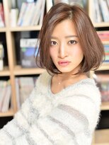 ケーツー心斎橋 クイーンズガーデン バイ ケーツー(K two QUEEN'S GARDEN by K two)&nbsp;ナチュボブ～前髪の長さが小顔のポイント～/心斎橋&難波&なんば