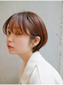 【DaVin中目黒】コンパクトな丸みショート_アッシュブラウン