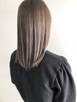 ネイヴィル(navile)&nbsp;シルクベージュ×乾かしただけでまとまるミディアムカット