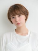 大人かわいいショートボブ