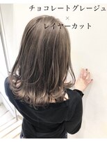 トルネード(TORNADO)&nbsp;韓国風レイヤーカット透明感グレージュカラー ヨシンモリ M322