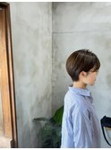 ハンサムショートで今っぽく