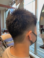 ロコヘアーバイクルル(Loco hair by couleur)&nbsp;♯刈上げ♯メンズカット♯ソフトモヒカン♯高知美容室♯フェード