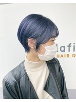 ラフィット(lafit)&nbsp;ネイビーブルー×ハンサムショート