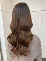 ナンバー アンフィール 渋谷(N° anfeel)&nbsp;【AKARI】@akari_anwn バレイヤージュ 渋谷/道玄坂