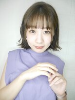 シュシュ(shushu)&nbsp;可愛い前髪愛されショートボブ/アッシュブラウン【有海一生】