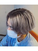 メンズシルバーバレイヤージュ