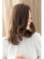 カバーヘア ブリス 上尾西口店(COVER HAIR bliss) かきあげバングこなれヘアヘルシースタイルZ上尾30代40代50代