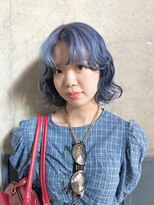 ヲタク(wotaku.)&nbsp;アイスブルーペールブルーアクアブルーシルバーケアブリーチボブ