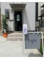 ライト(Light) お店の外観です!道路脇に看板が置いてあります!