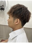 メンズカットマッシュスタイル