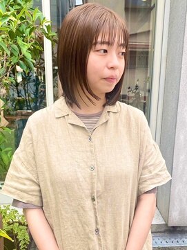 モク 大阪梅田店(MOK) 【柔らかカラー】ハイトーンベージュ