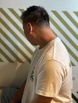 バーバーバー アカバネ(BARBER-BAR AKABANE)&nbsp;イケおじのフェザーアップ ソフトモヒカン サイコ フェード#2