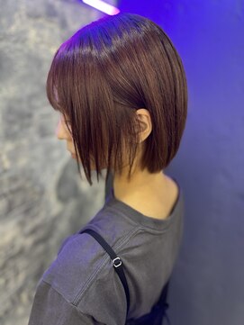 プライズ アイリス 池袋東口店(prize Iris) オレンジカラーミニボブエギョモリ池袋