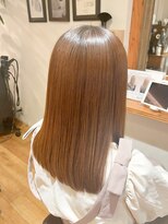 トモリヘアルーム (tomori Hair room)&nbsp;ネオメテオストレート 美髪ミディアムヘア