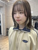 サクラ 岐阜(SAKURA)&nbsp;ブリーチ　インナーカラー　ベージュ