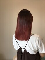 エイト(EIGHT) 毛先ブリーチ◎ピンクパープル