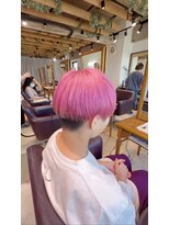トゥルース 獨協大学前店(Hair&Make TRUTH) ピンクのマッシュヘアー