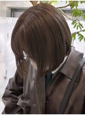 ☆ブリーチなしダブルカラー オリーブベージュ 表参道