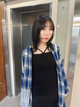 アリスバイアフロート 自由が丘(ALICe by AFLOAT) ウルフハイレイヤーブルーブラックミディアム