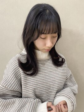 ミリ 奈良店(mm) 顔まわり/くびれヘア/暗髪/近鉄奈良/学割/奈良/グレージュ