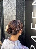浴衣ヘア　浴衣ヘアアレンジ　夏のお出かけヘア