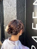 ルネッサンスヘアー ラファエロ(RAFFAELLO)&nbsp;浴衣ヘア　浴衣ヘアアレンジ　夏のお出かけヘア