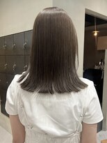 ヘアー アイス ルーチェ(HAIR ICI LUCE)&nbsp;ブリーチなしダブルカラーオリーブベージュ夏カラー透明感/今枝