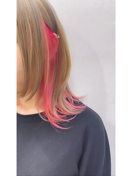 ミエル ヘア 新宿(miel hair) ワンポイントカラー【新宿】