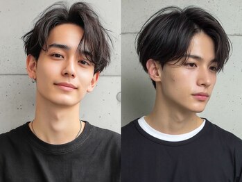 ラ ブーケ 大垣店(La Bouquet)の写真/《MEN'S好評の高技術!!》ON/OFFをキメる,周りとの差がつくメンズカット&メンズパーマ*[岐阜/大垣/学割U24]