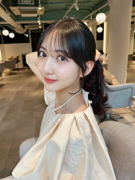 マインバイアフロートギンザ(MYNE by AFLOAT GINZA) 結んでも可愛いおくれ毛カット/シースルーバング