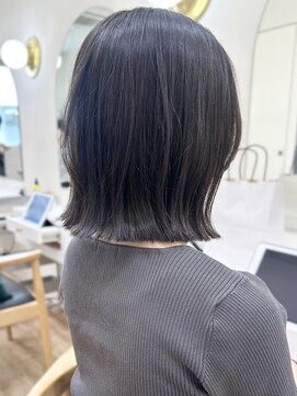 セイドット リー(Say. Ree) say.ボブミニボブくびれボブレイヤーボブオリーブグレーベージュ