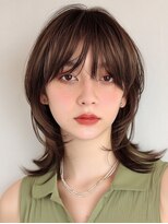 アンドレイ 表参道(andrey) 着物ヘア/ダークアッシュ/ミディアムレイヤーカット/表参道