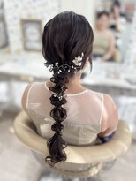 サクララ(Sakura la)&nbsp;編みおろし/参列ヘア/結婚式/二次会ヘア/ヘアセット/鎌倉