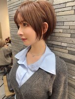 サンドパールス 仙台店(sand PALCE)&nbsp;髪質改善/大人ガーリー/似合わせカット/ショートボブ前髪/仙台