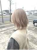 切りっぱなしハイトーンカラー