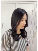 ジーナ 京都駅前(Zina)&nbsp;髪質改善＊ミディアムくびれヘア＊美髪【Zina 京都駅】