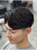 フェザーパーマ/テーパーフェード/毛流れパーマ