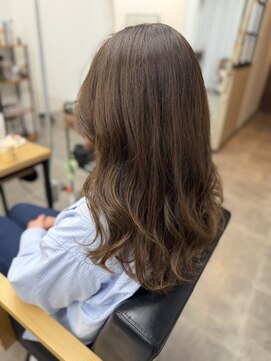 クワイア 川崎店(0choir) イメチェン/ピンクベージュ/アンブレラカラー/前髪/川崎