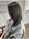 京都駅グレージュオリーブベージュアッシュハイライトベージュ